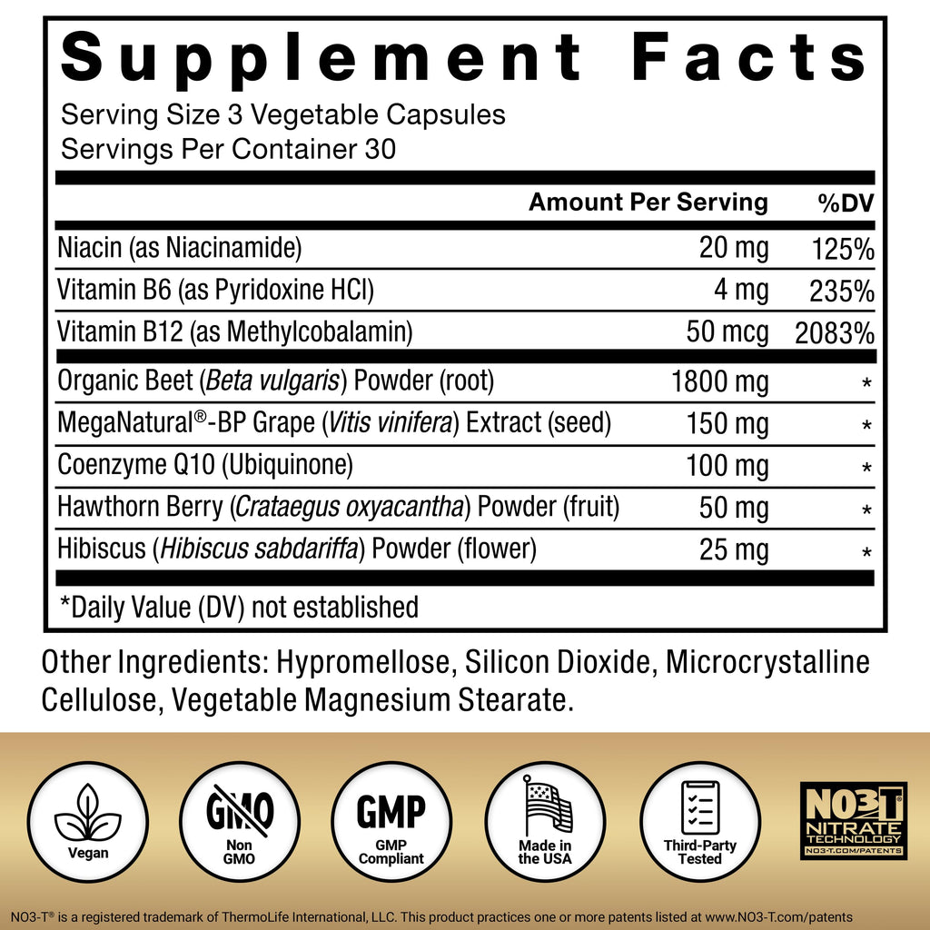 Force Factor Total Beets Heart Health Capsules

