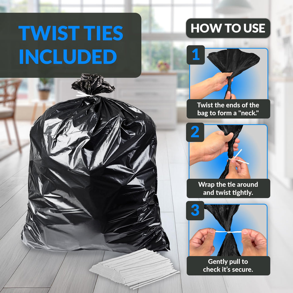 Trash Bags by Reli. Durable for Home Use

