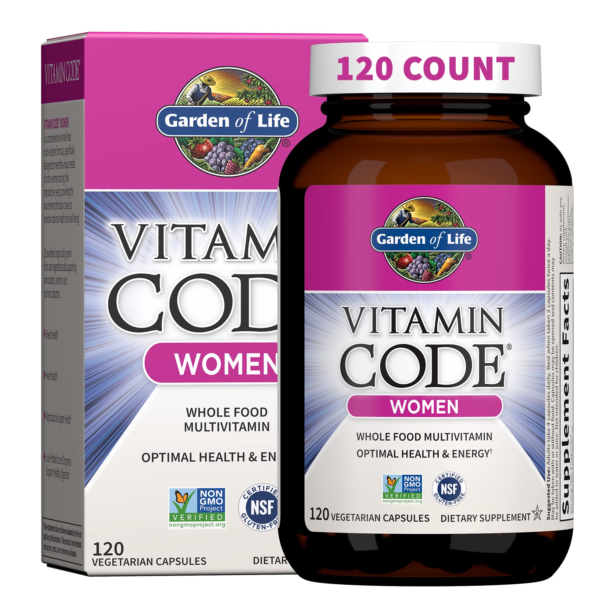Vitamin Code Women’s Multivitamin by Garden of Life

