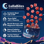 LullaBites Sleep Gummies - Natural Nighttime Support

