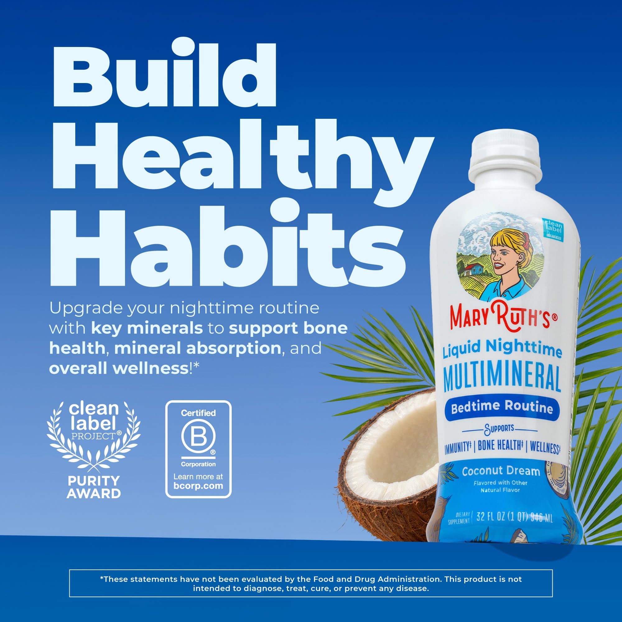MaryRuth's Nighttime Multimineral Melatonin-Free Sleep

