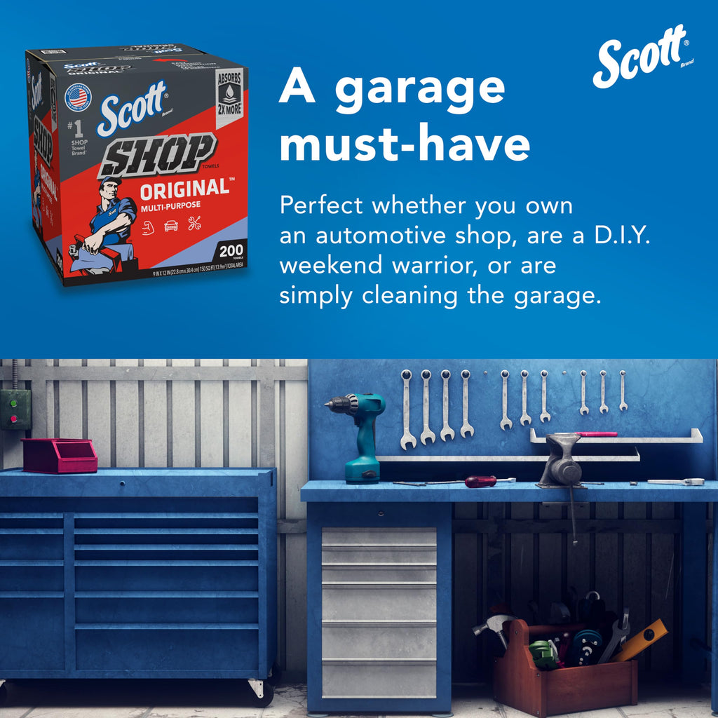 Scott Shop Towels Original - Cloth-Like Cleaning Towels

