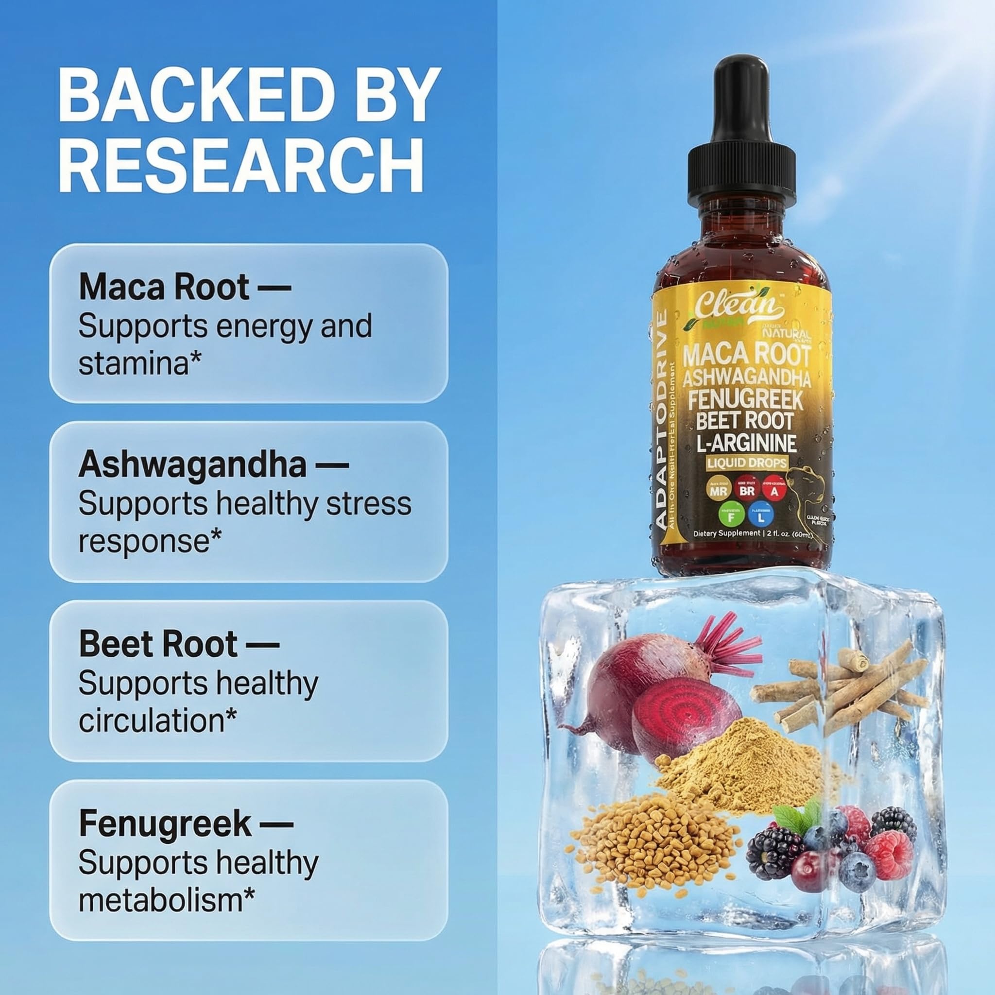 Clean Nutra Liquid Multivitamin Drops - Immune Support

