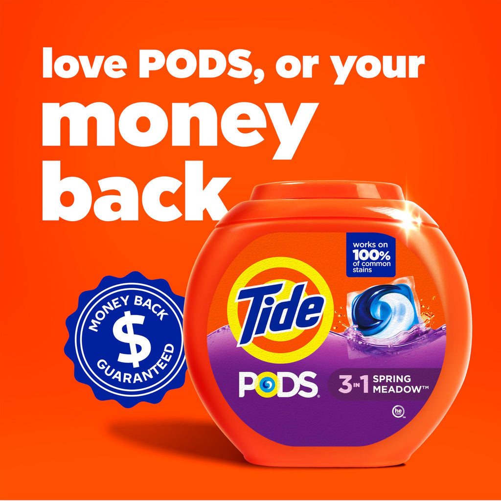 Tide PODS Laundry Detergent Pacs HE Compatible

