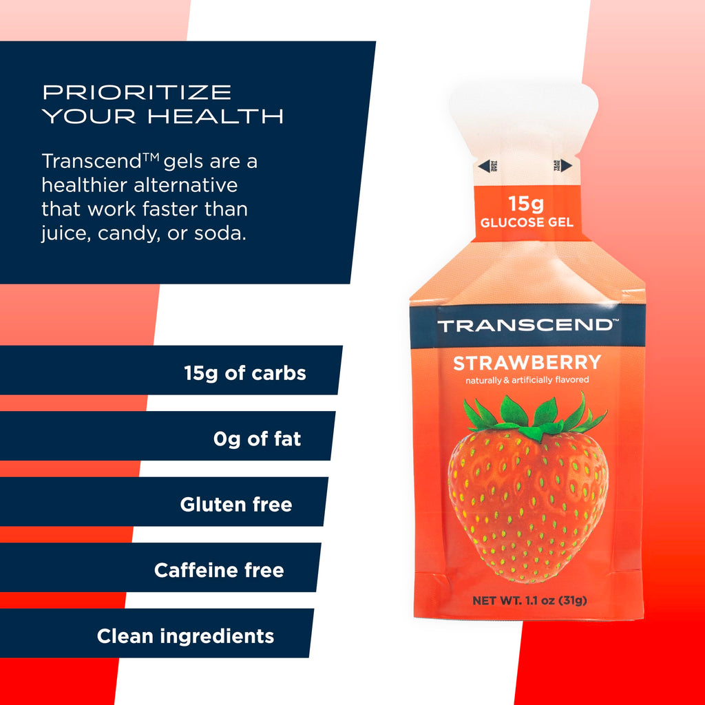 Carb Gel by Transcend Foods - Fast-Acting, Gluten Free

