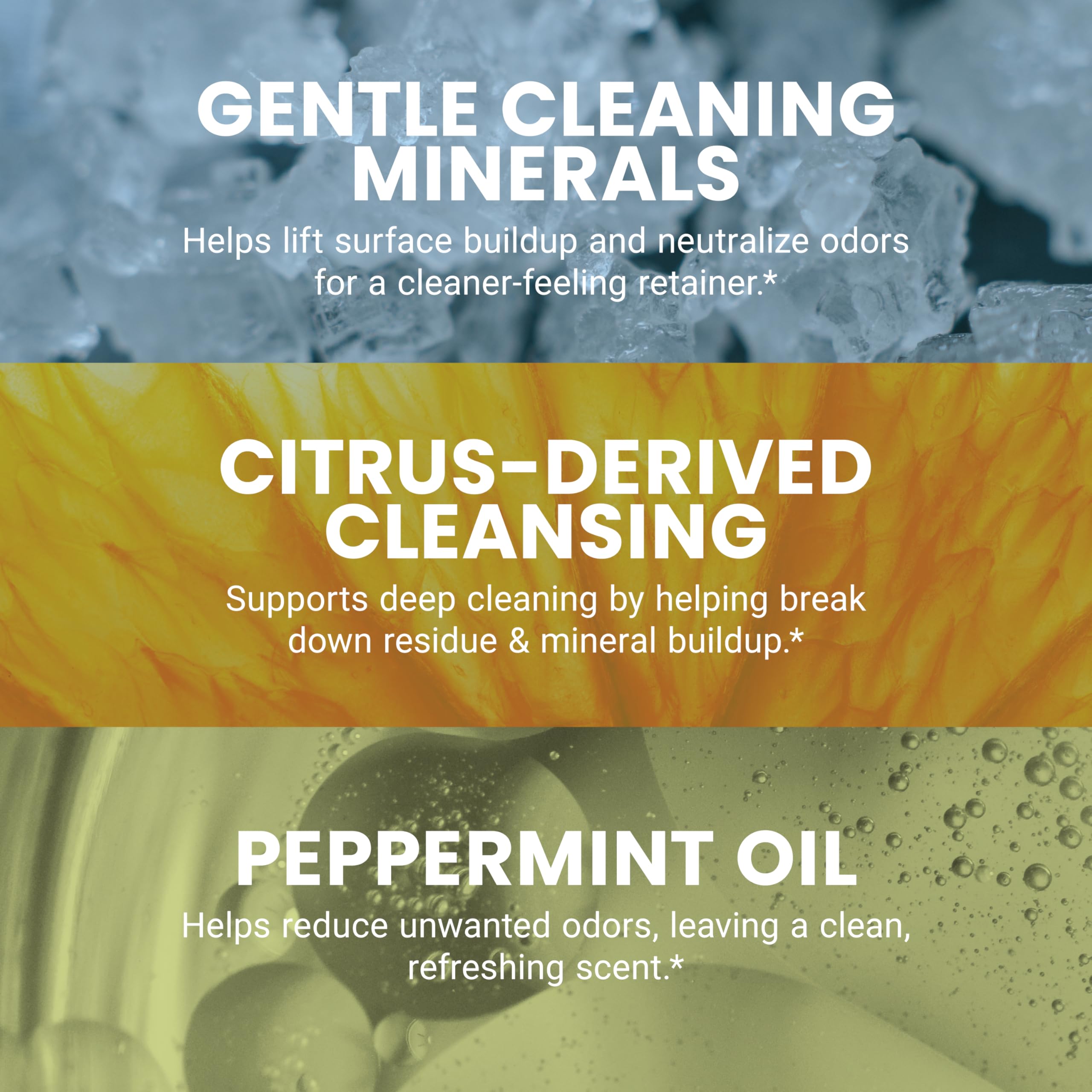 M3 Retainer and Denture Cleansers for Removable Appliances

