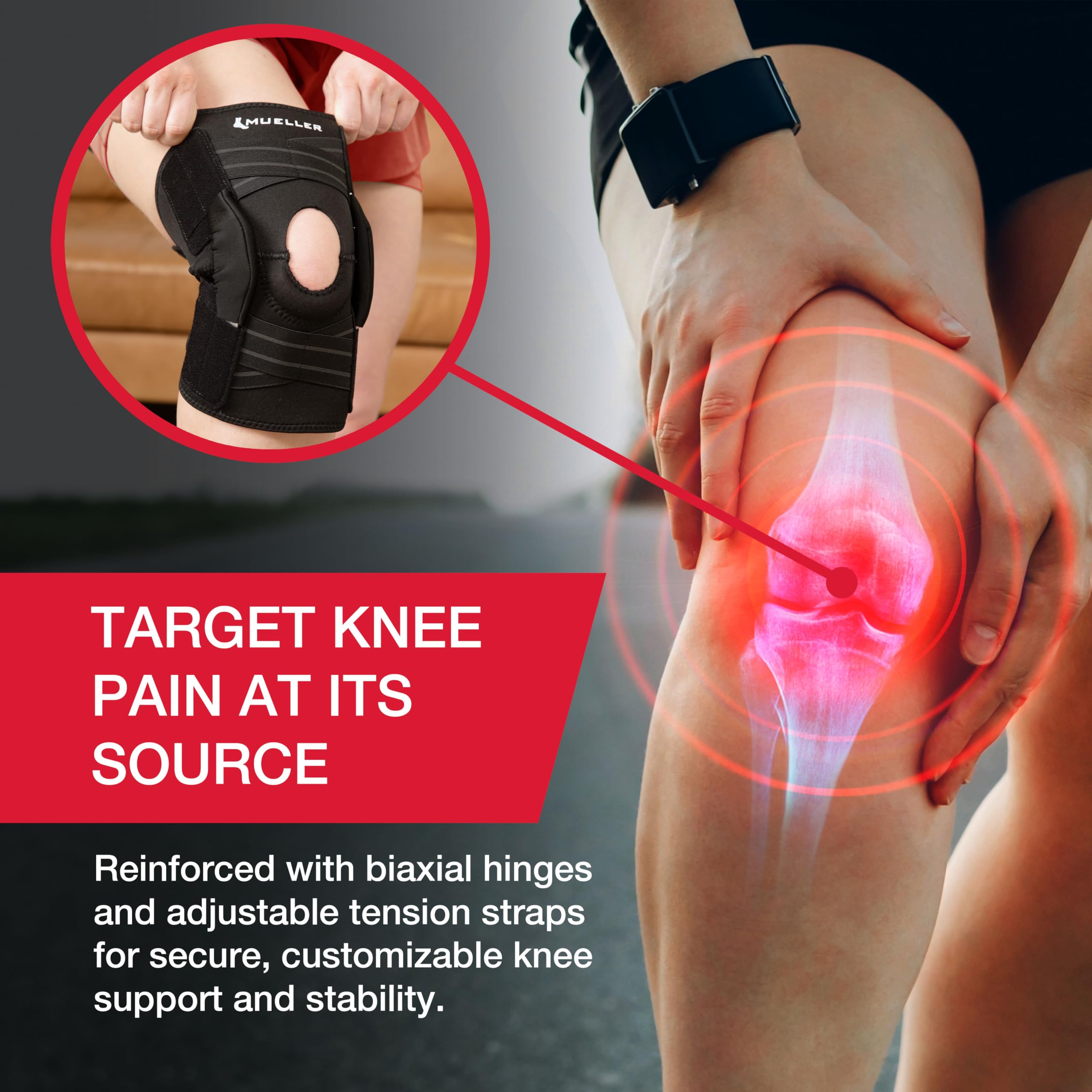 Mueller Hinged Knee Brace for Pain Relief

