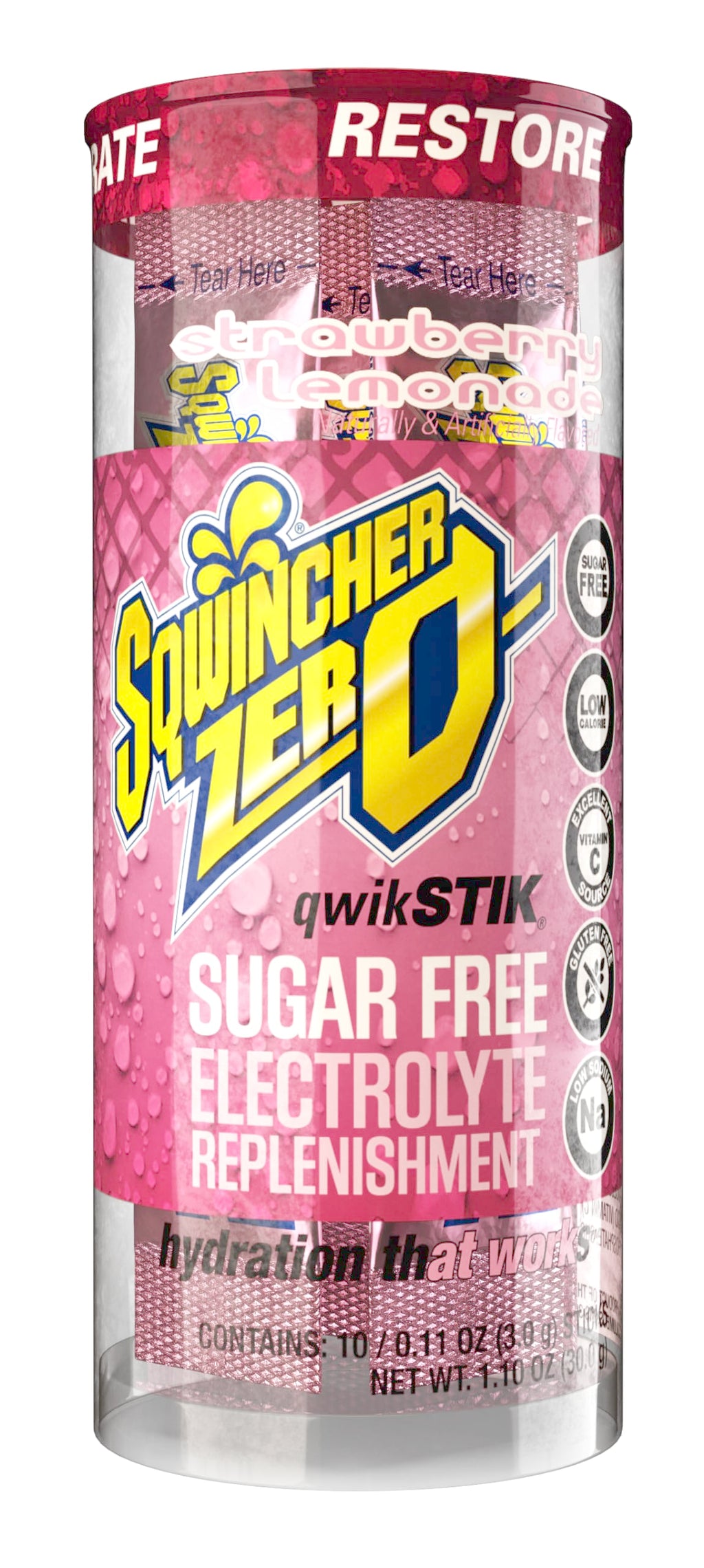 Sqwincher Qwik Stik Sugar Free Electrolyte Drink Mix


