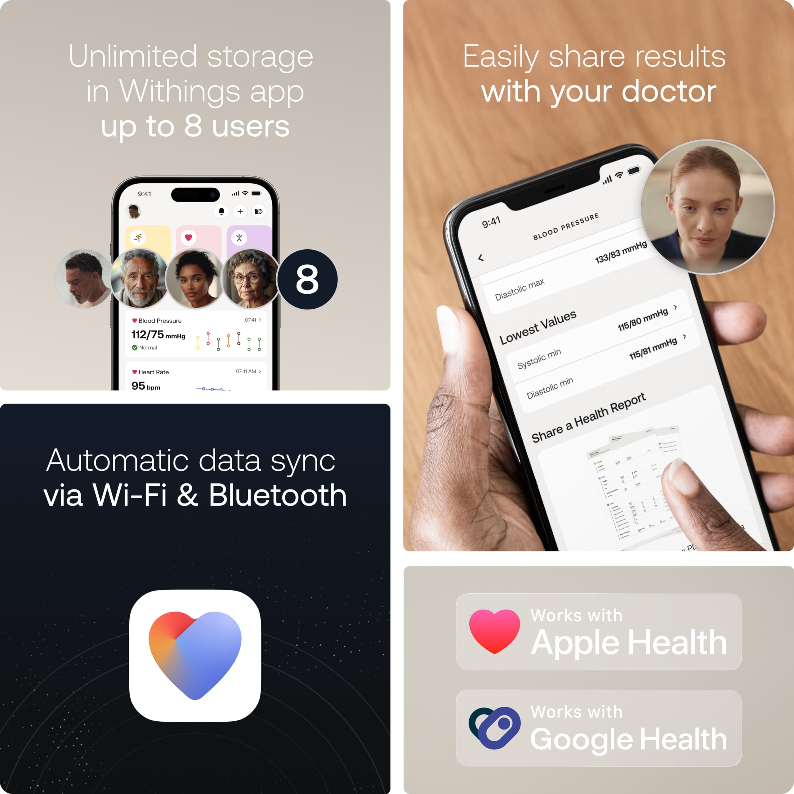 Withings BPM Vision Blood Pressure Monitor | Accurate Readings

