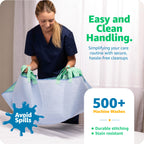 IMPROVIA Positioning Bed Pad with 8 Handles - Waterproof

