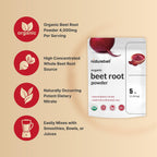 NatureBell Beet Root Powder - Pure Beet Root for Shakes

