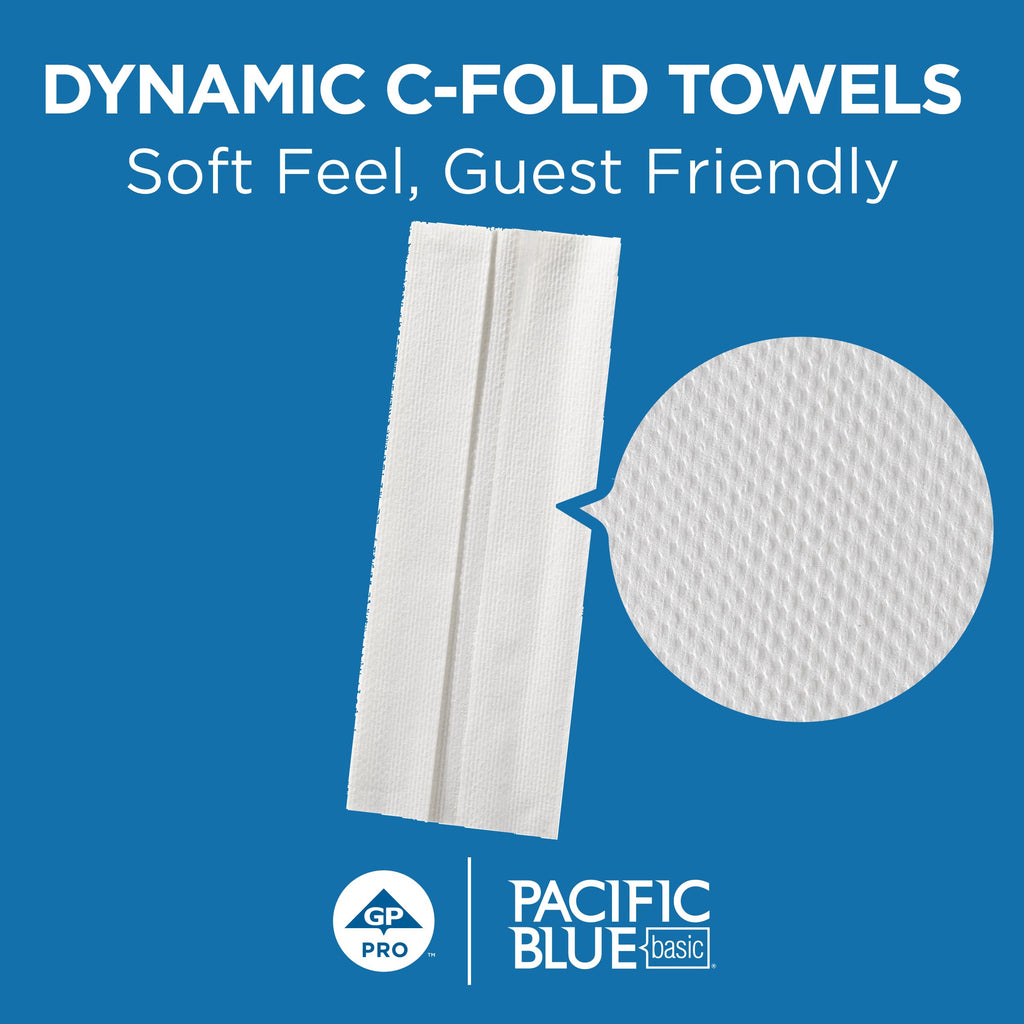 Pacific Blue Basic C-Fold Paper Towels by Georgia-Pacific

