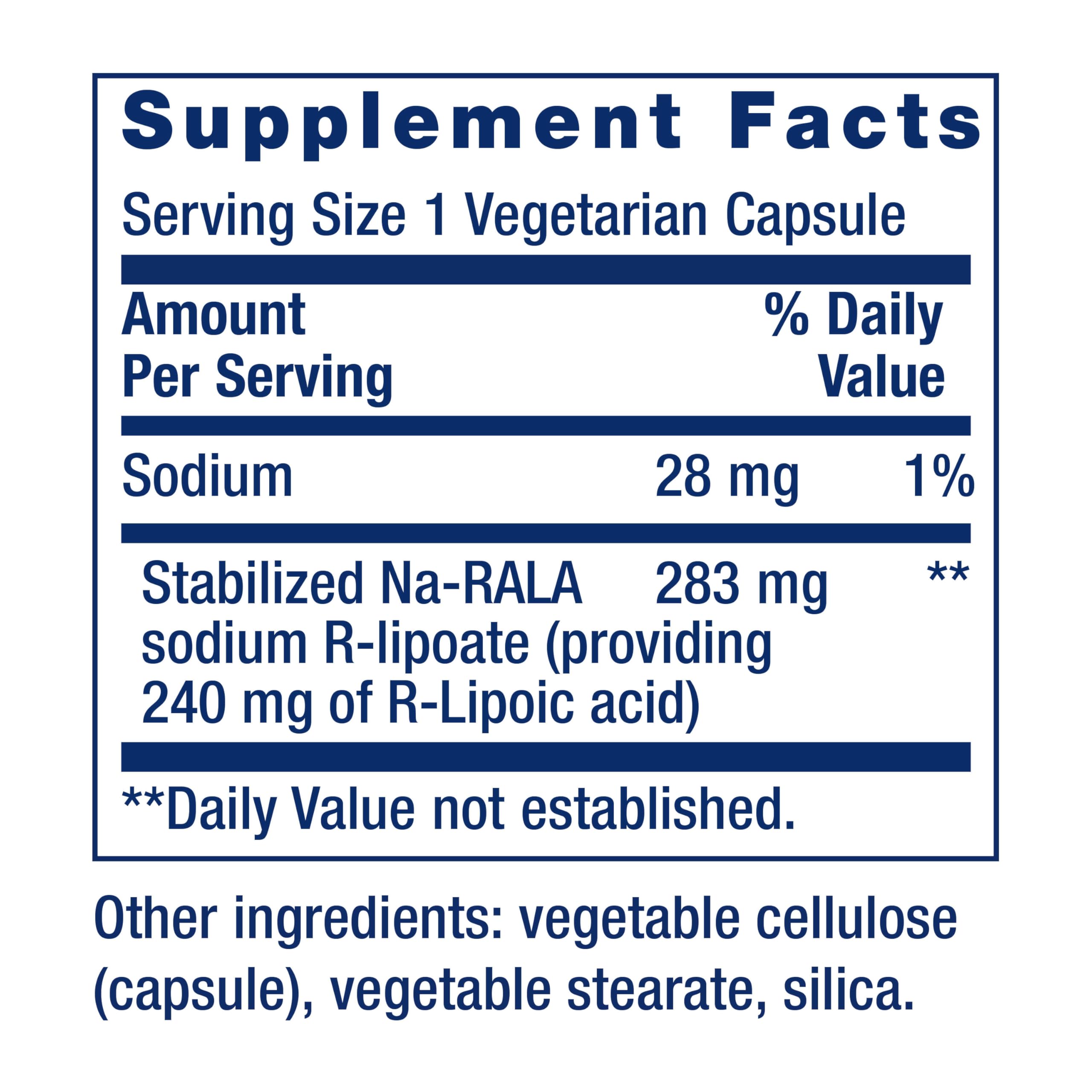 Life Extension Super R-Lipoic Acid R-Form Antioxidant

