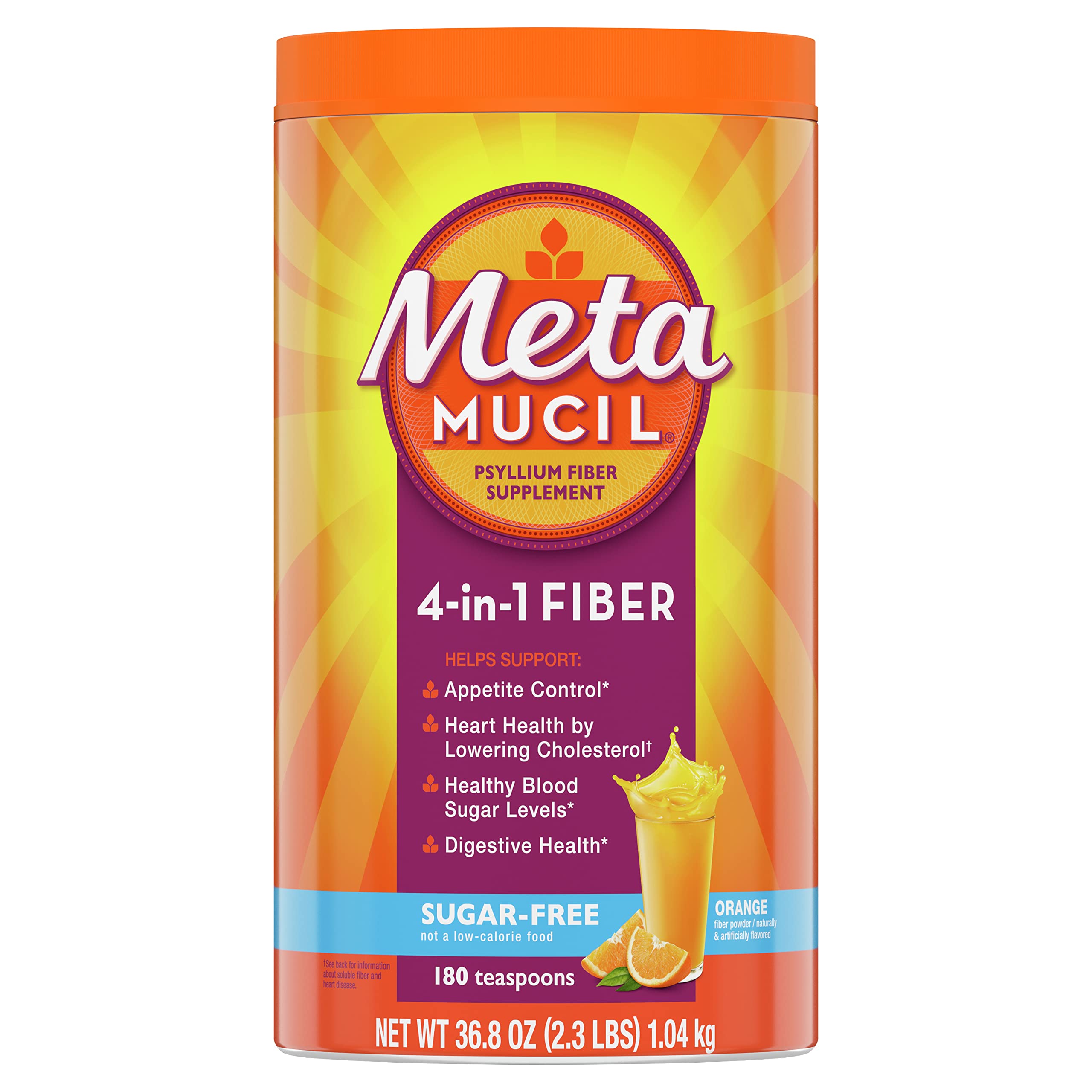Metamucil Psyllium Husk Fiber Supplement - Digestive Health

