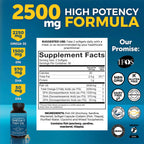 Omega-3 Fish Oil Supplement - Triple Strength 2500 mg EPA

