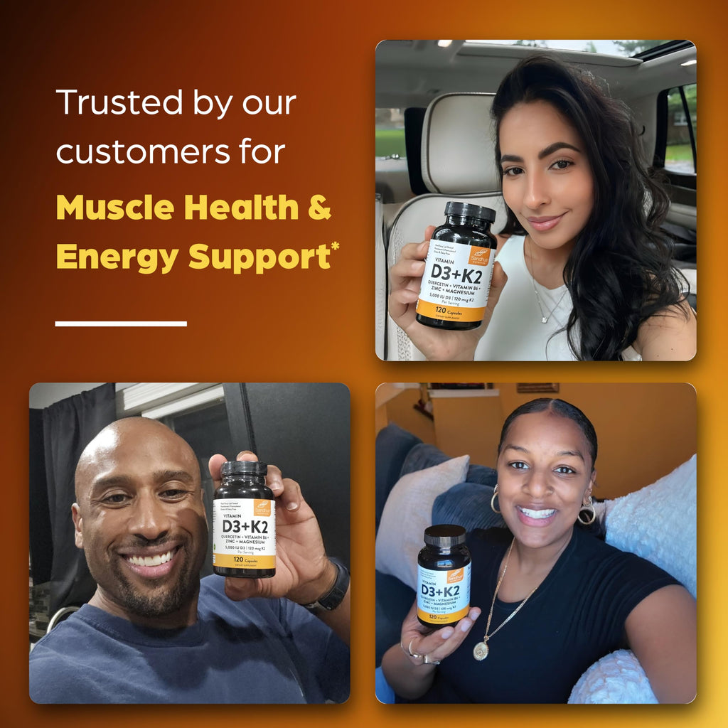 Sandhu's Vitamin D3 K2 Magnesium and Quercetin Supplement

