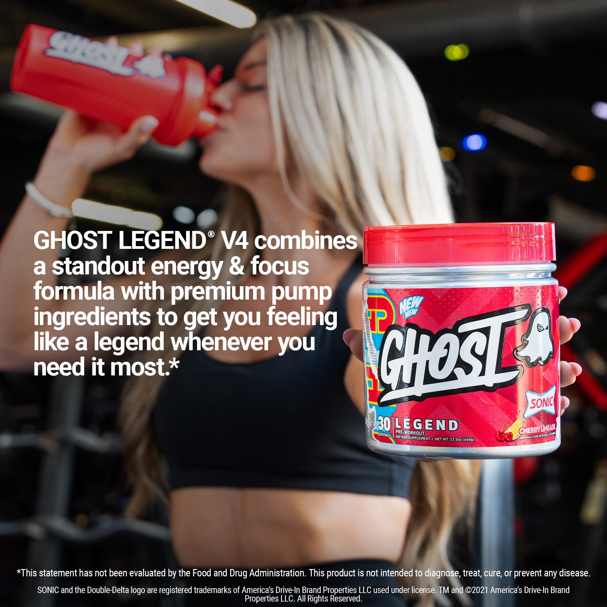 GHOST Legend Pre Workout Powder | Energy & Focus

