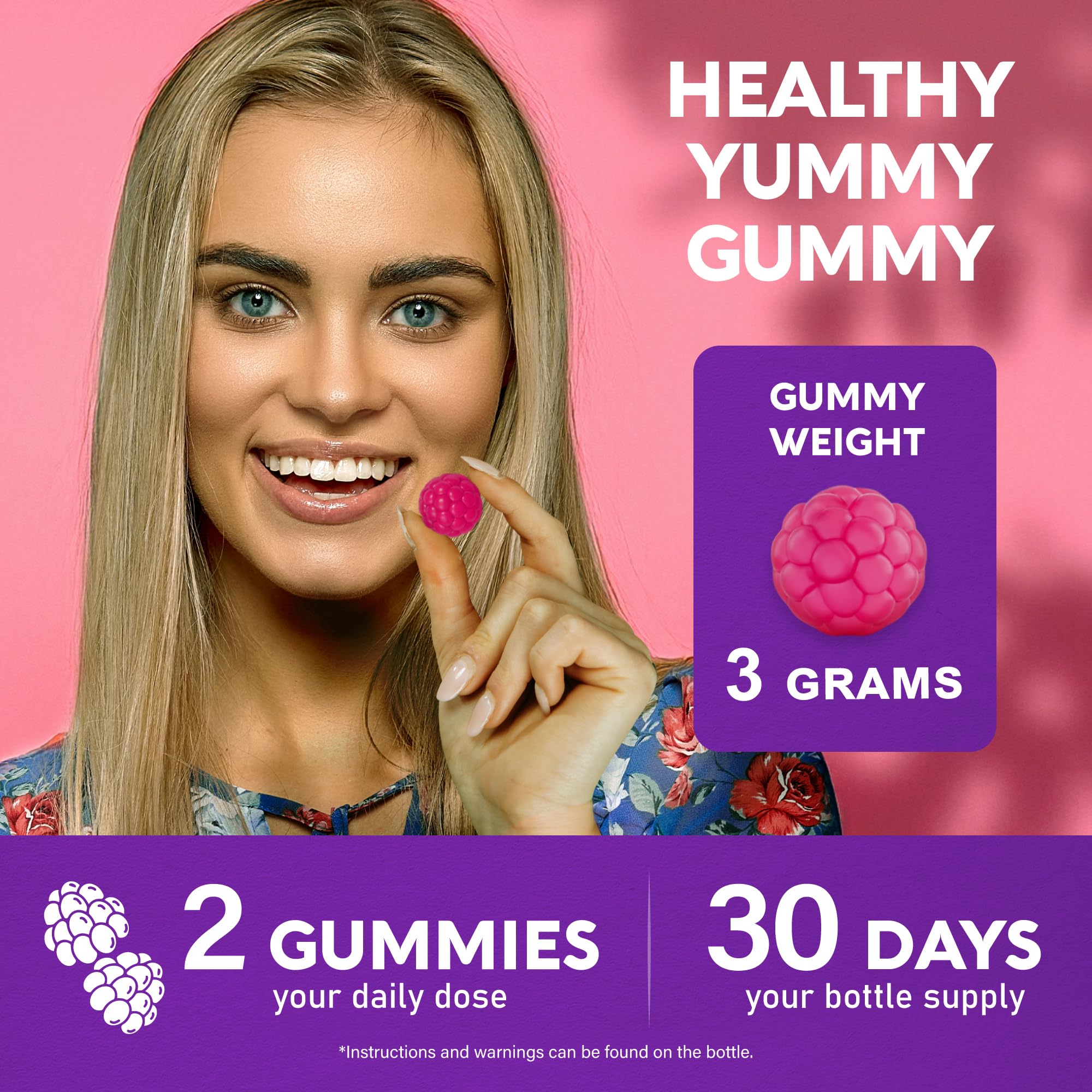 Biotin Gummies with Collagen for Hair & Skin Support

