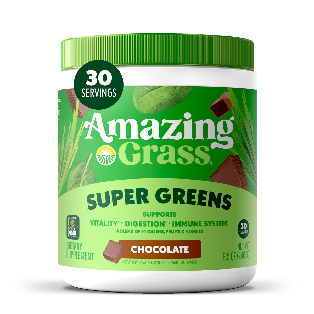 Amazing Grass Super Greens Organic Greens Supplement