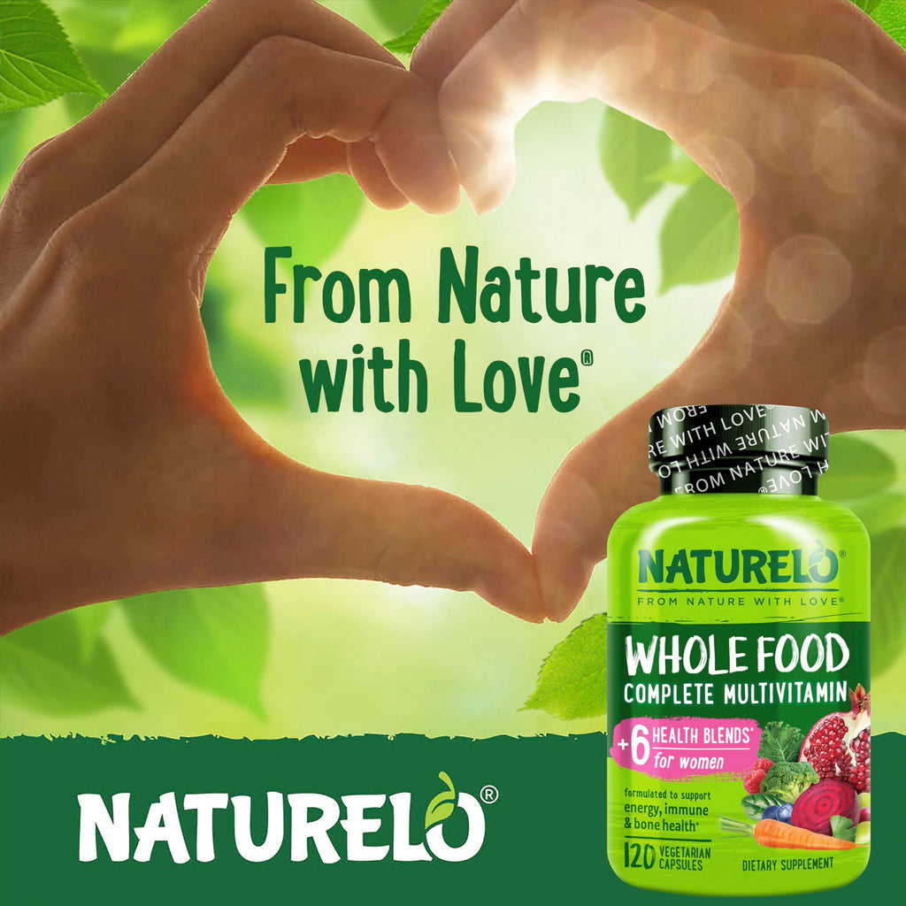 Naturelo Whole Food Multivitamin for Women | Plant-Based

