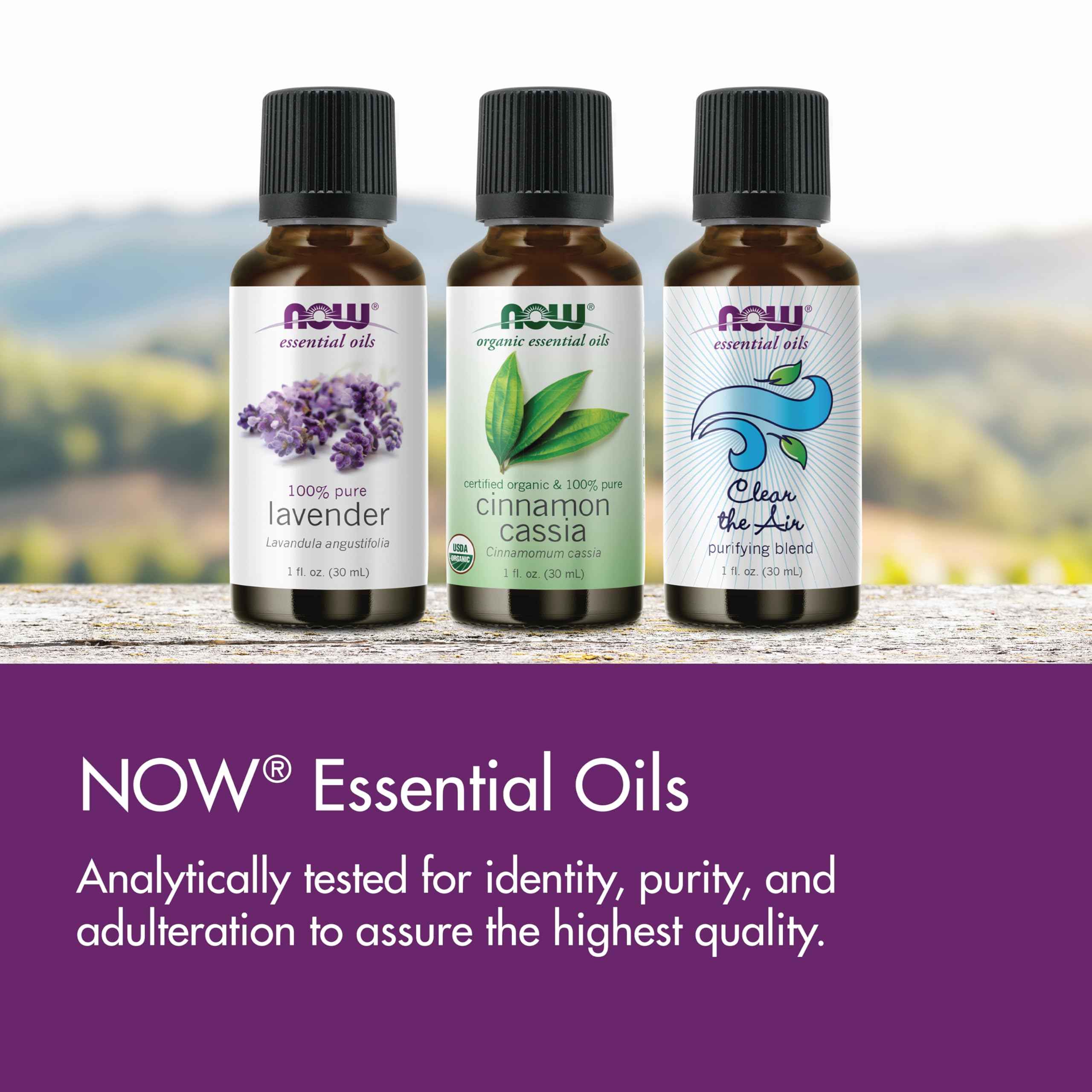 NOW Lavender Essential Oil Steam Distilled 100% Pure

