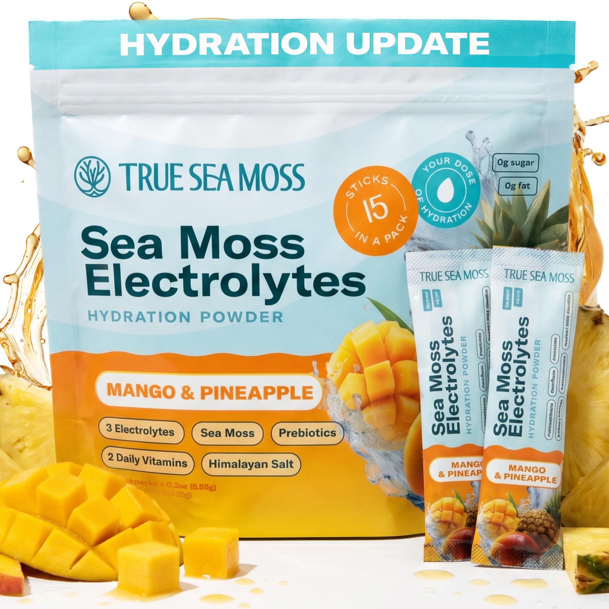 TrueSeaMoss Electrolyte Powder - Hydration & Recovery