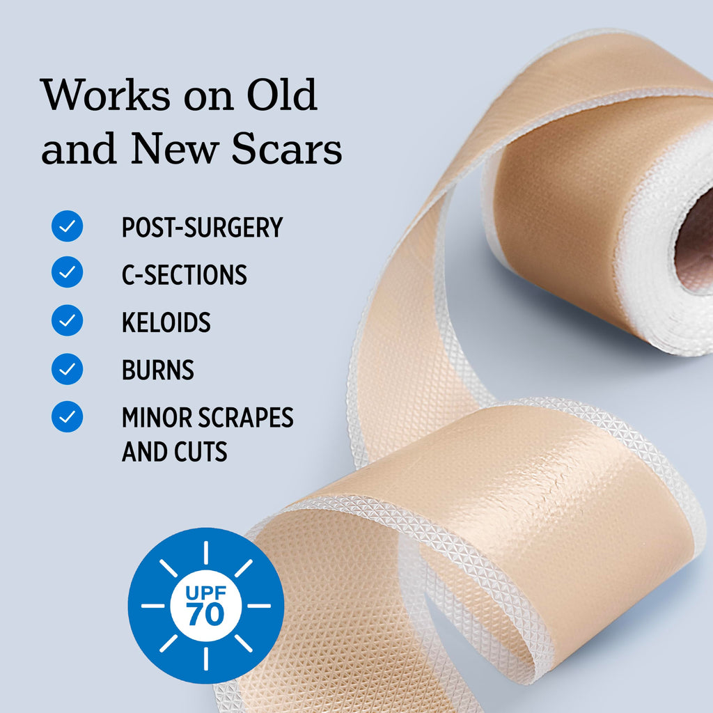 NUVADERMIS Silicone Scar Sheets for Surgical Scars

