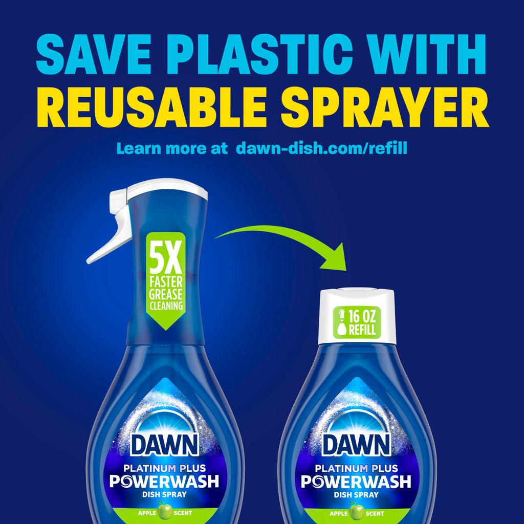 Dawn Platinum Powerwash Dish Spray – Fast Grease Cleaning

