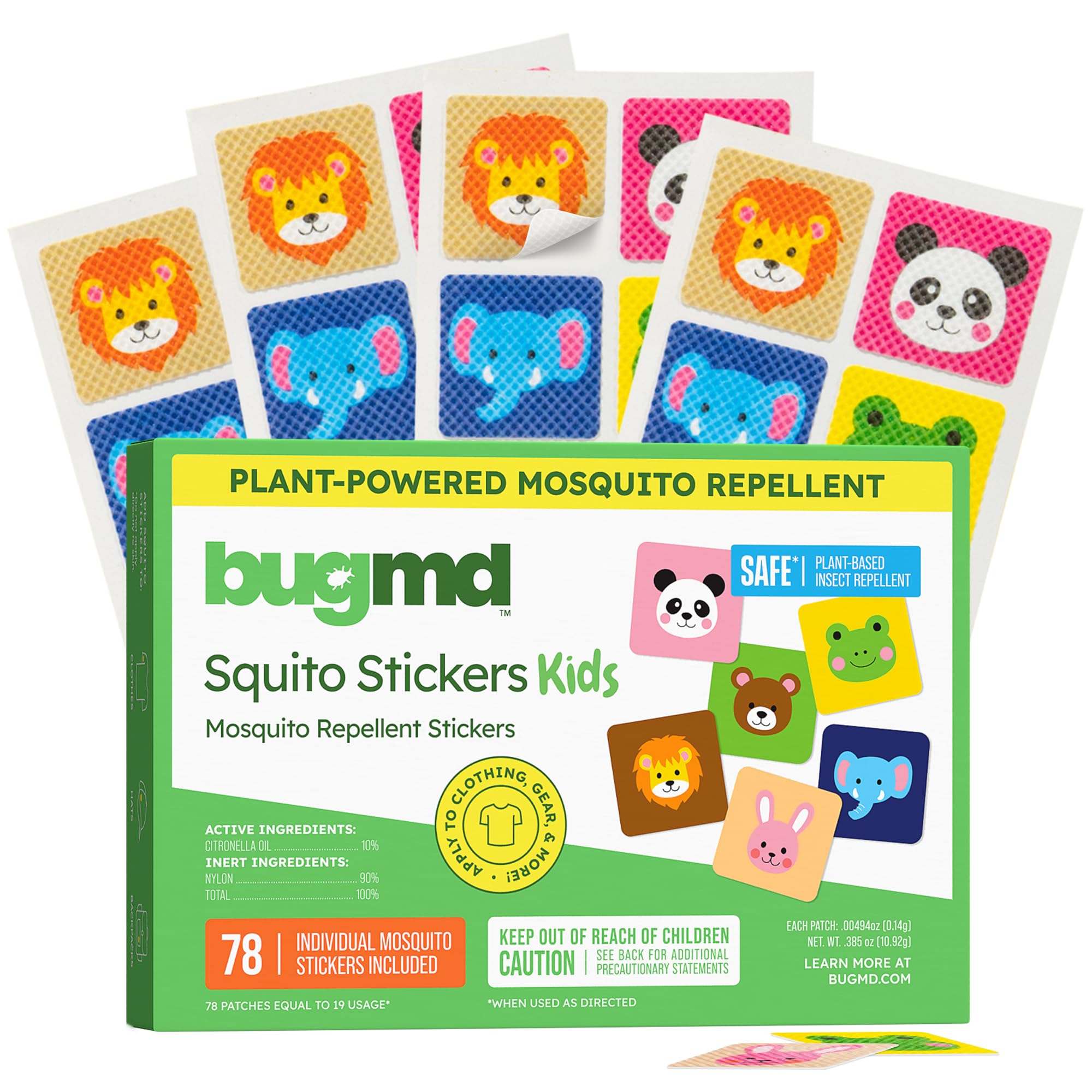 BugMD Squito Stickers Mosquito Repellent Patches