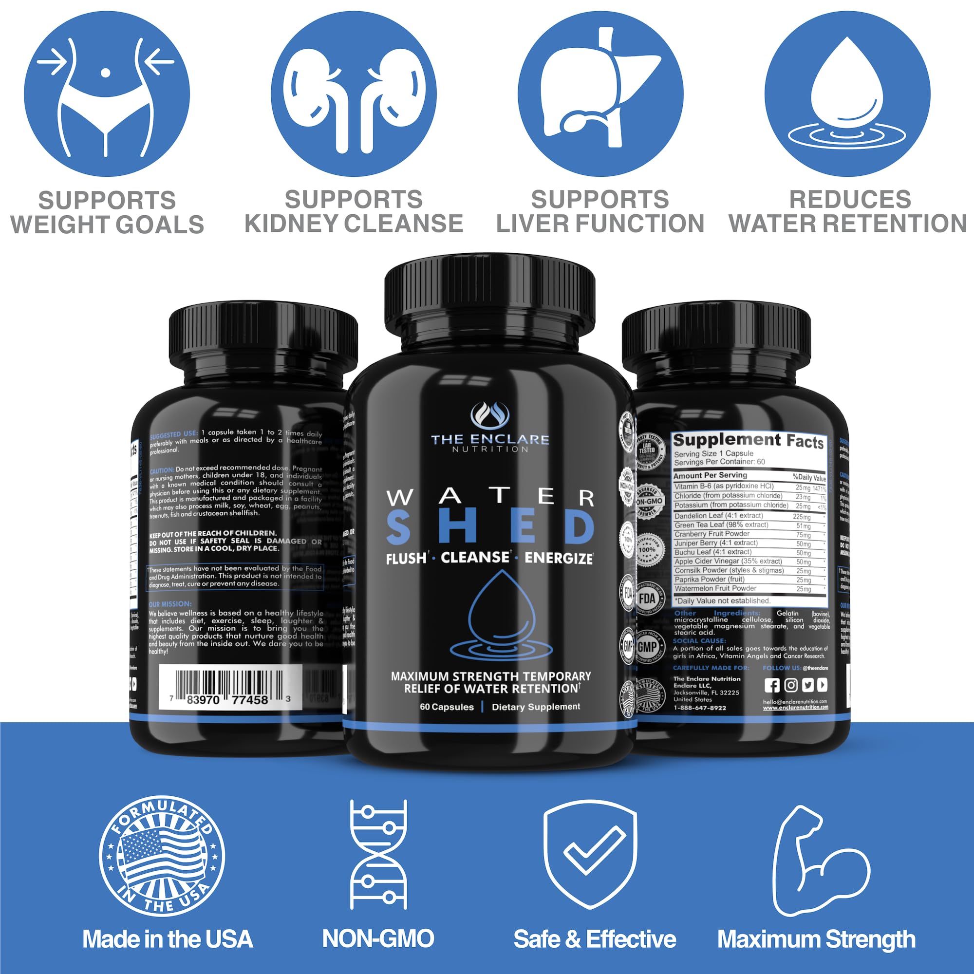 Watershed Diuretic for Water Retention | Enclare

