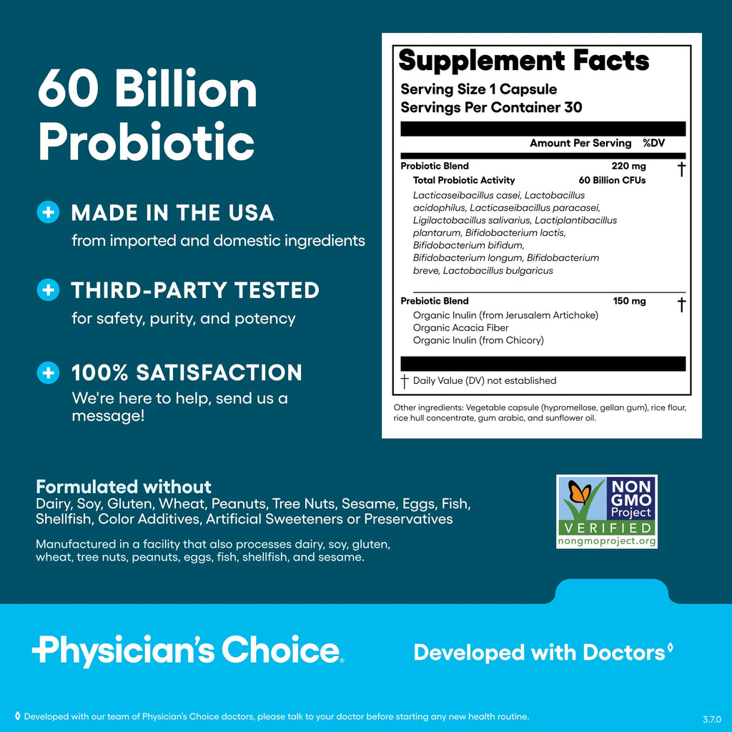 Physician's Choice Probiotics - Multistrain Formula

