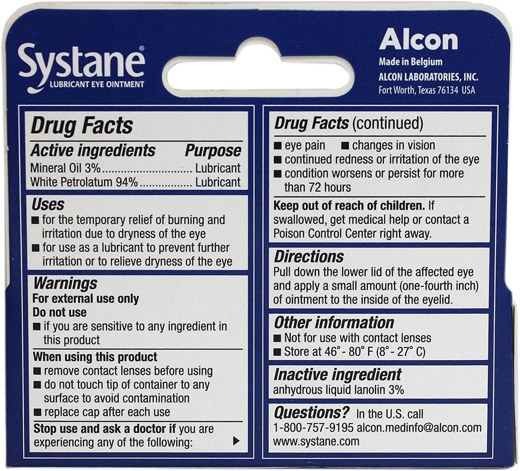 Systane Nighttime Eye Ointment for Dry Eyes

