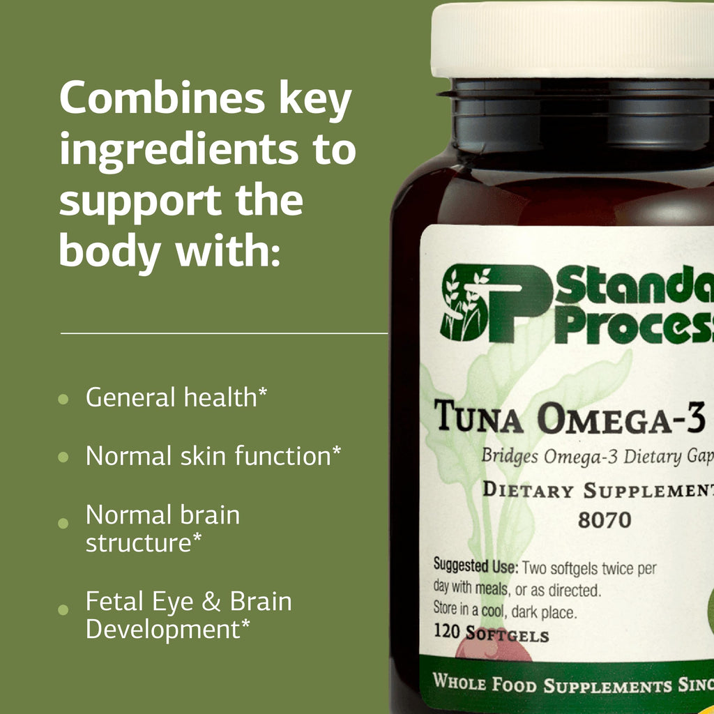 Standard Process Tuna Omega-3 Oil for Brain & Eye Health

