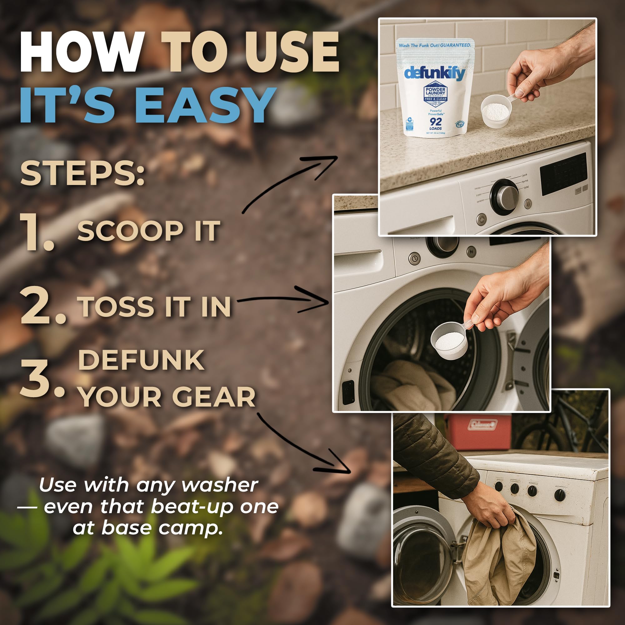 Defunkify Enzyme Laundry Detergent Powder

