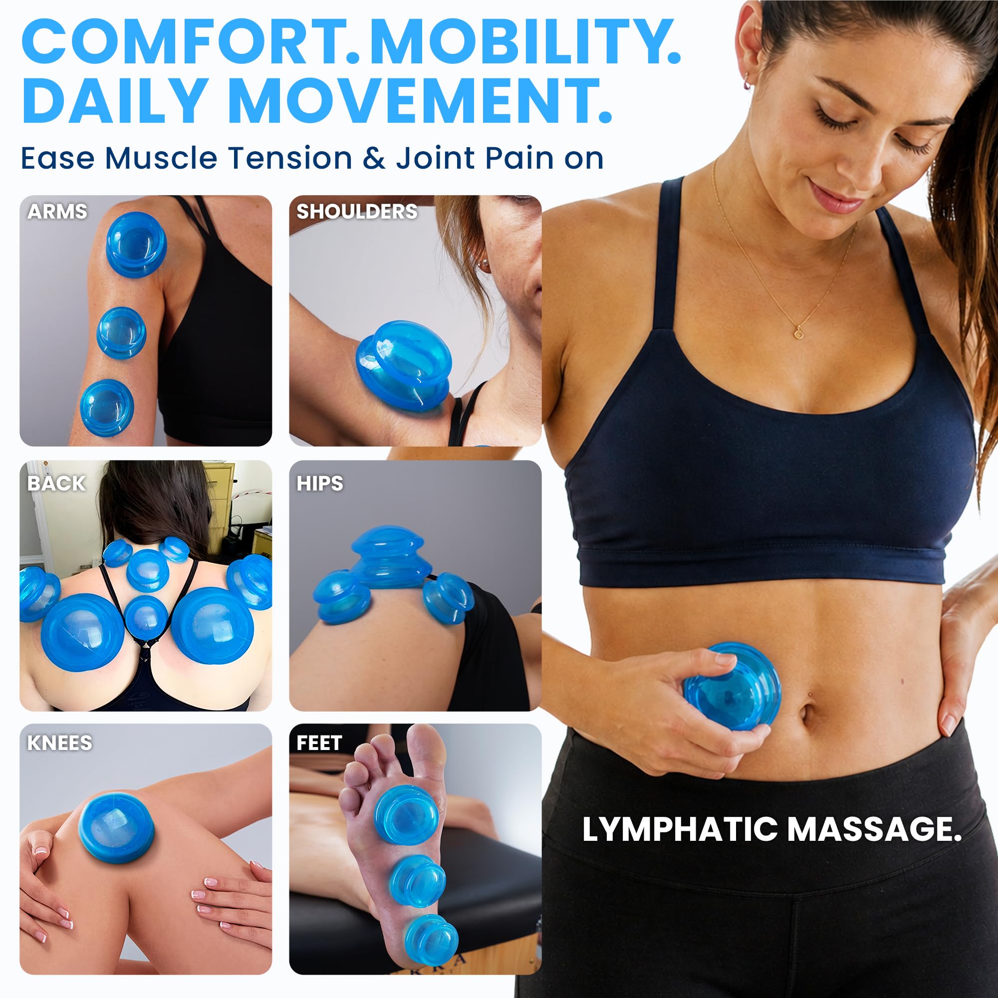 Silicone Cupping Therapy Set by Lure Essentials

