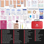 Gevoke 410-Piece Waterproof First Aid Kit | Home & Travel

