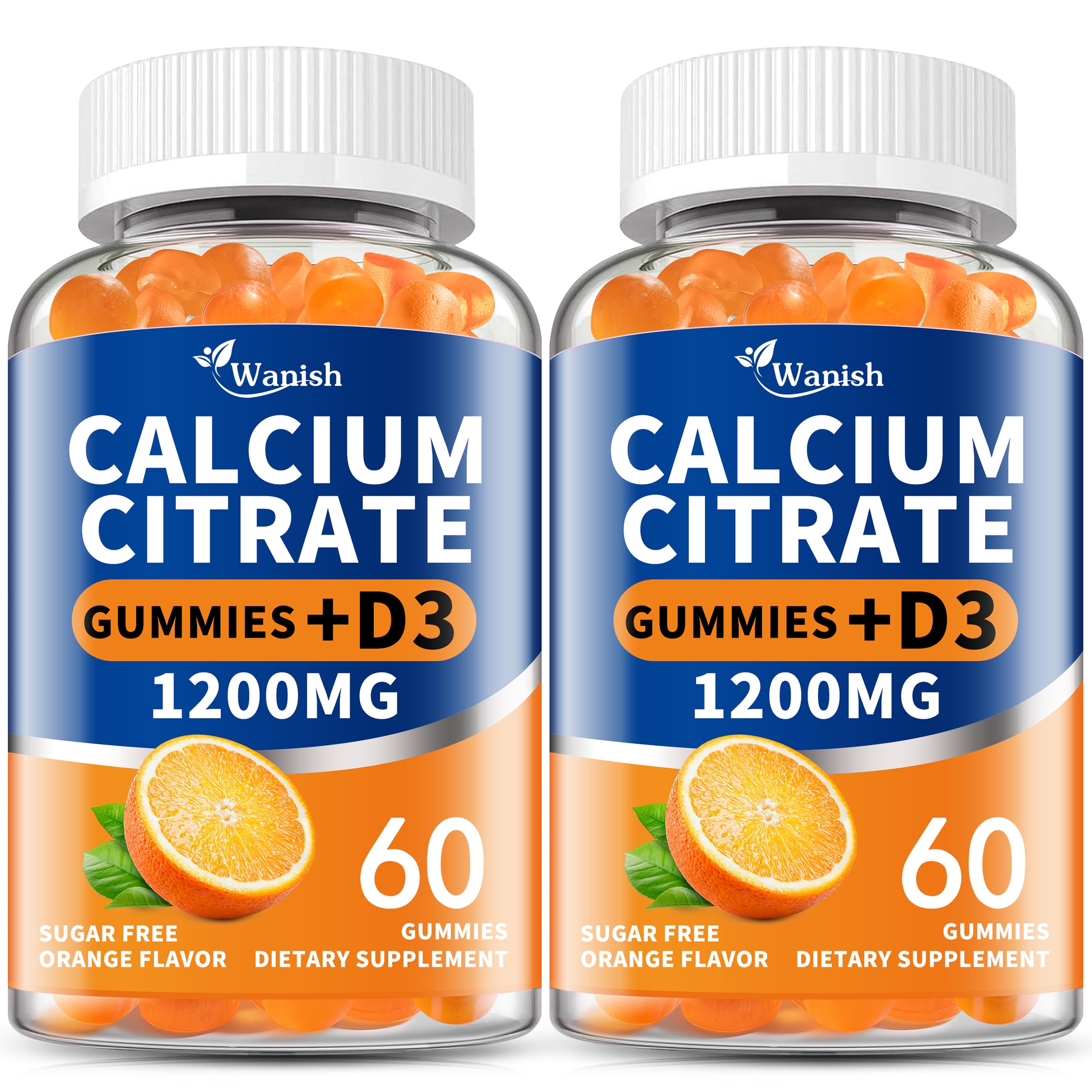 Calcium Citrate Gummies with Vitamin D3 for Bone Support

