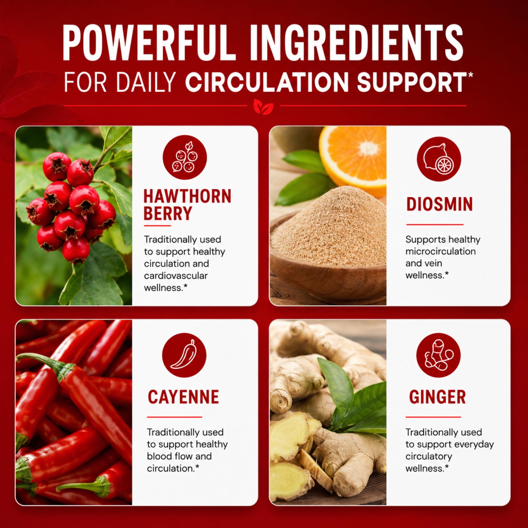 HerbaMe Blood Circulation Supplement for Vein Wellness

