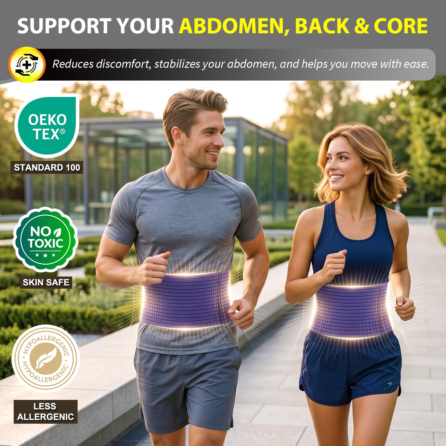 BLITZU Umbilical Hernia Belt - Abdominal Support

