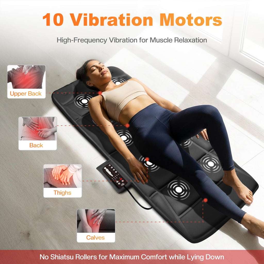 CILI Full Body Massage Mat with Heat and Vibration

