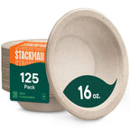 Compostable Paper Bowls - BPI Certified, PFAS-Free

