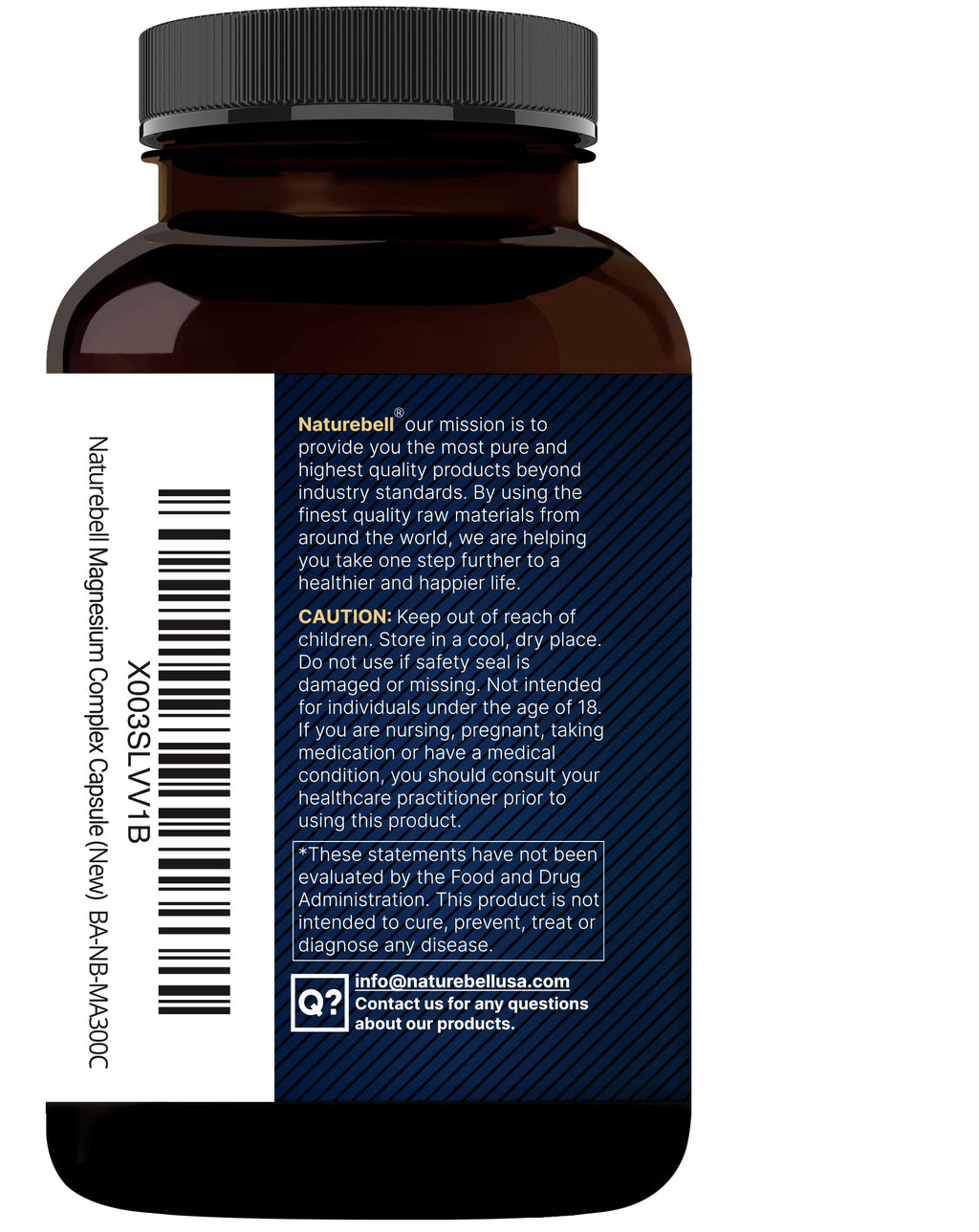 Magnesium Complex Supplement | Chelated Formula | Non-GMO

