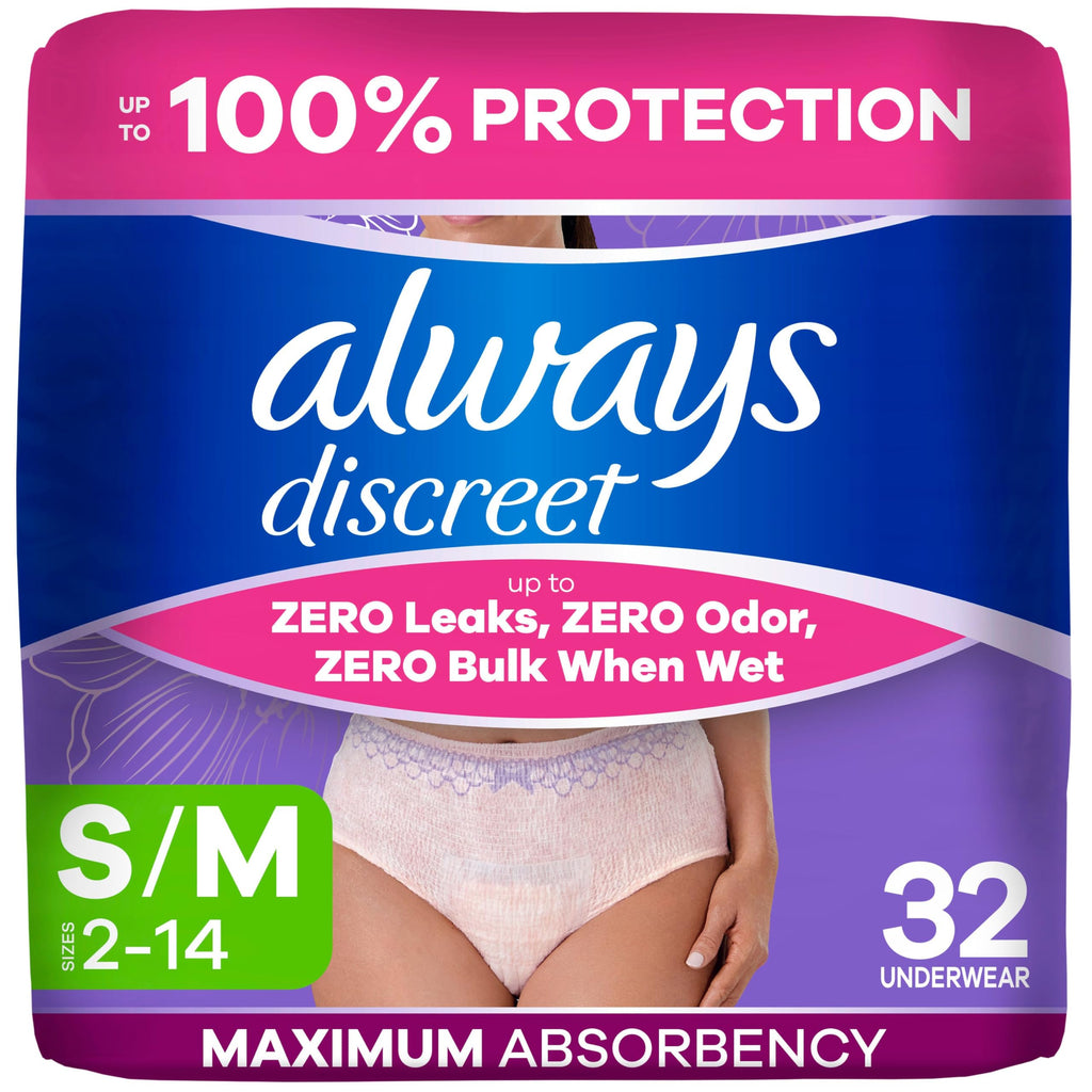 Always Discreet Incontinence Underwear - Max Absorbency

