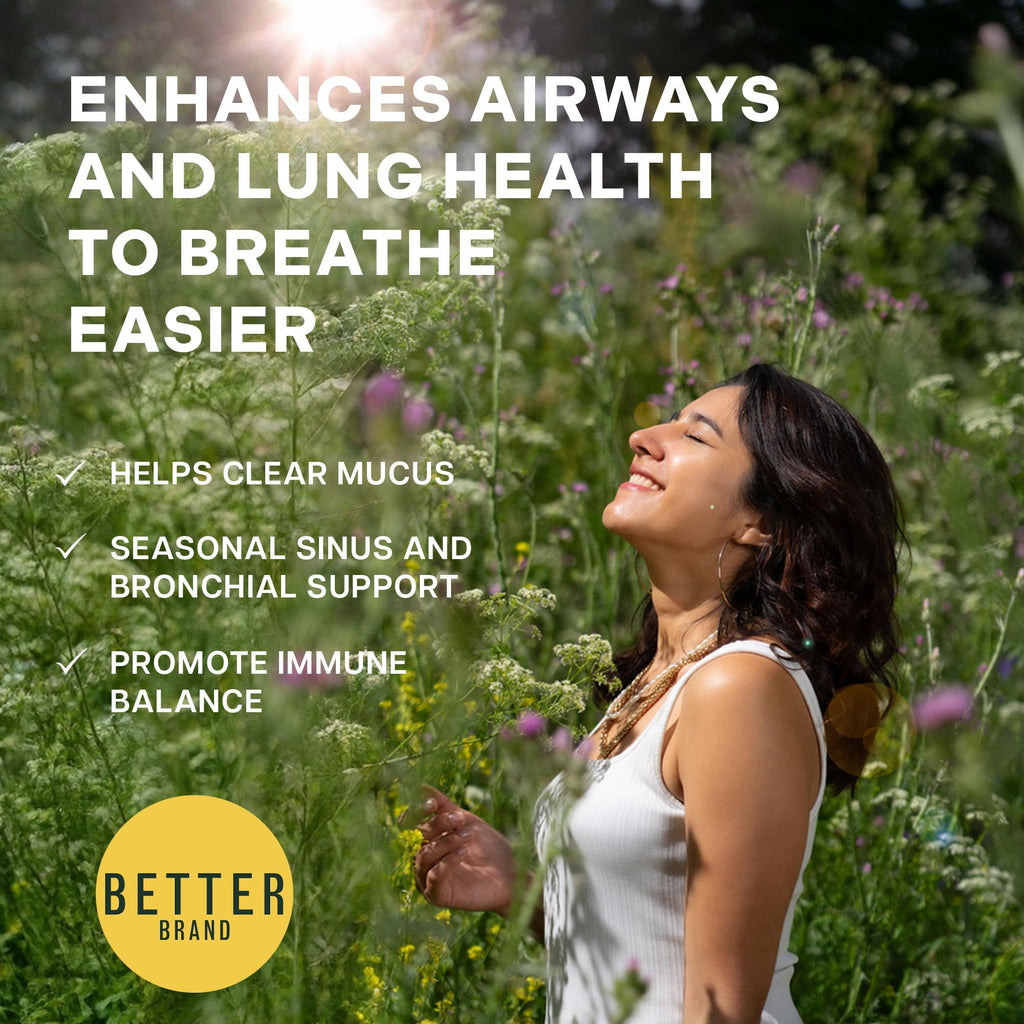 Betterbrand BetterLungs Lung Support with NAC and Mullein

