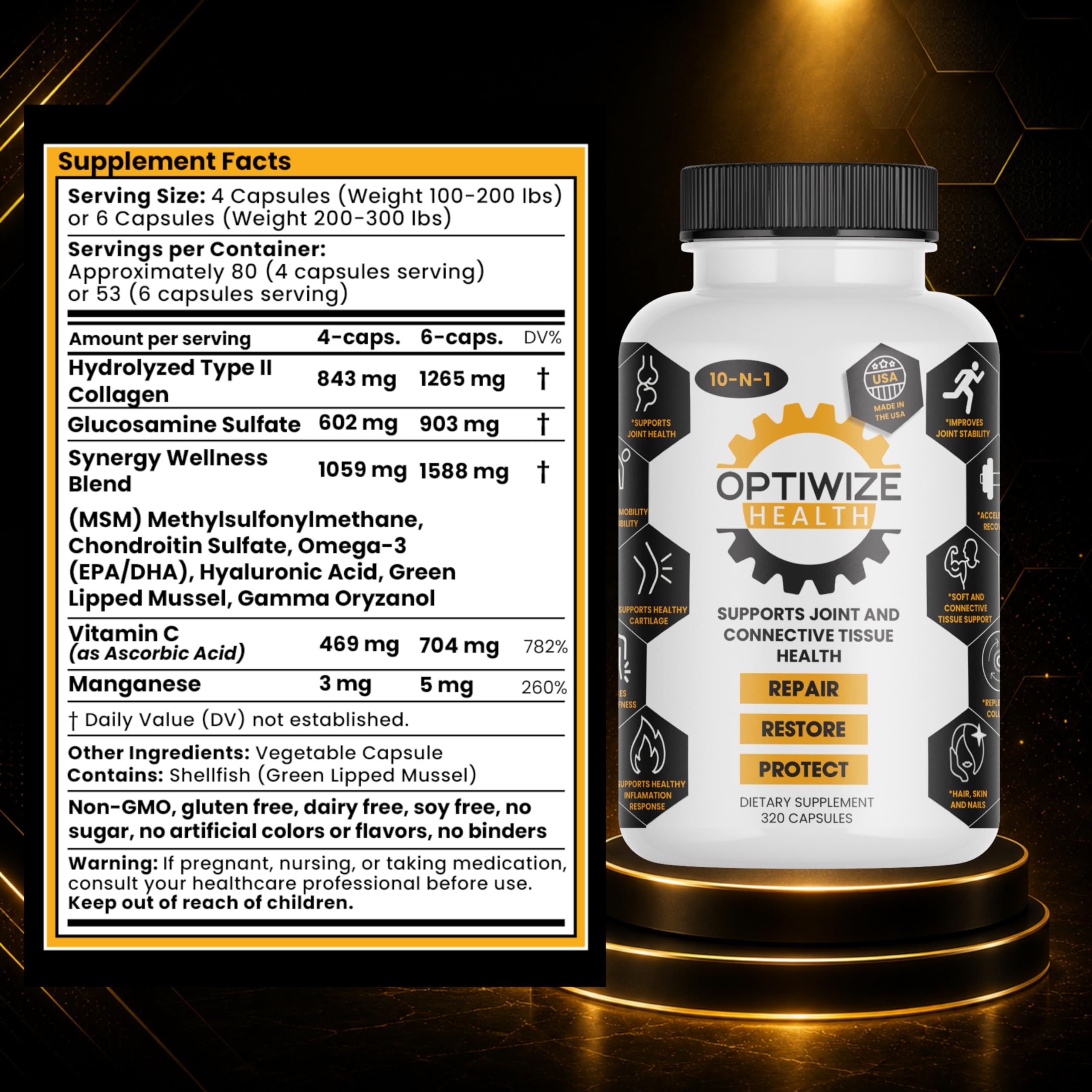 OptiWize Joint Health Supplement | Men & Women


