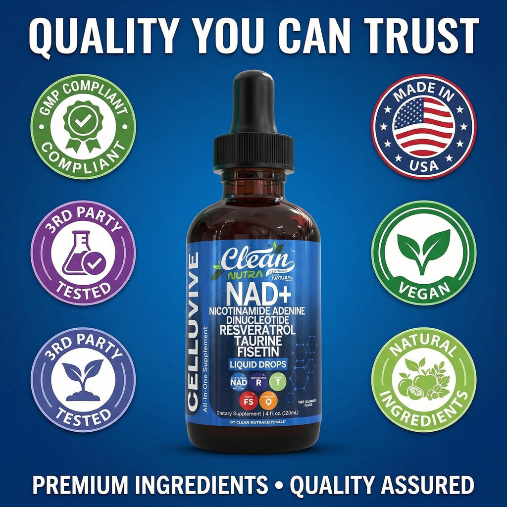 CelluVive Liposomal NAD Resveratrol Drops

