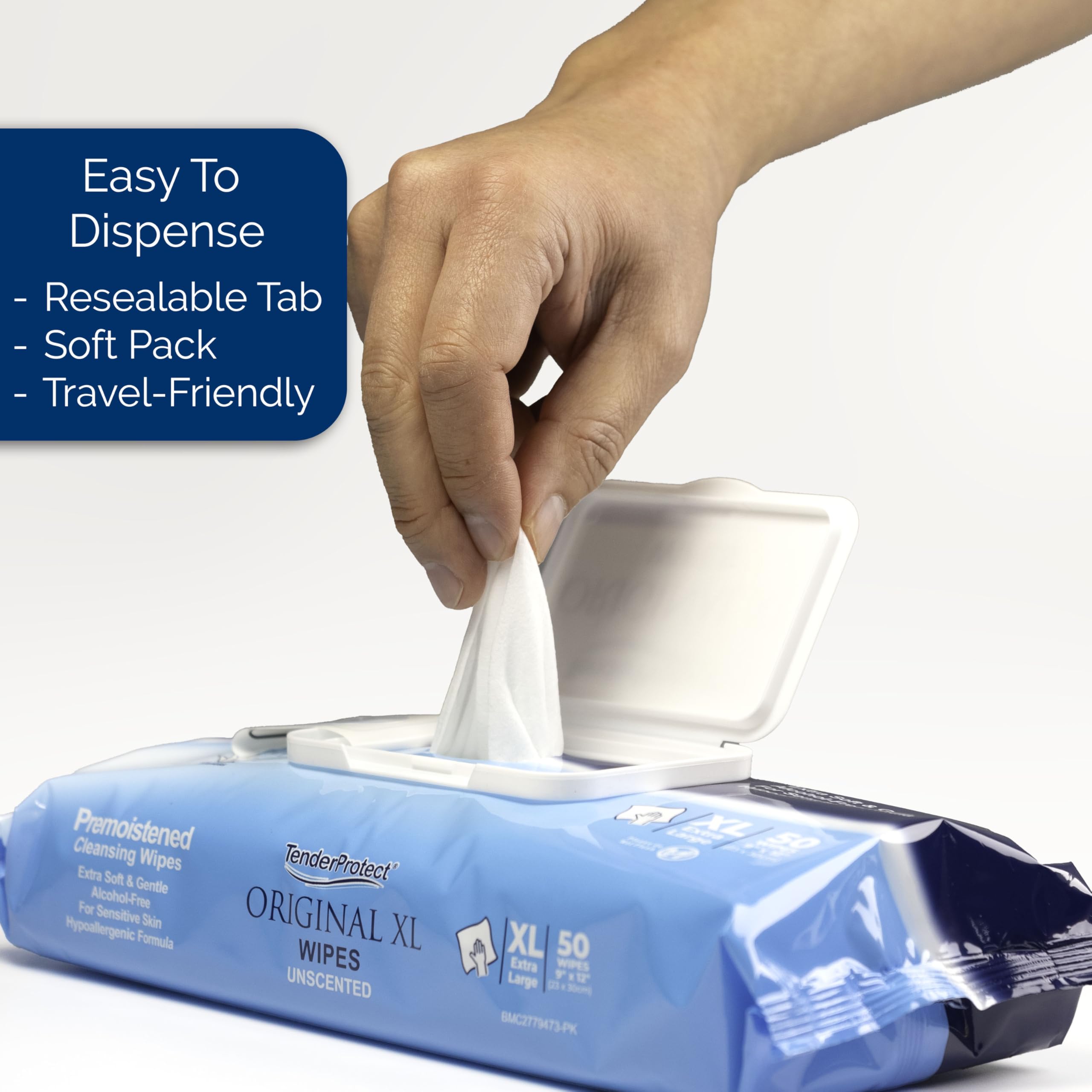 TenderProtect Premium Adult Wipes – Aloe & Lanolin


