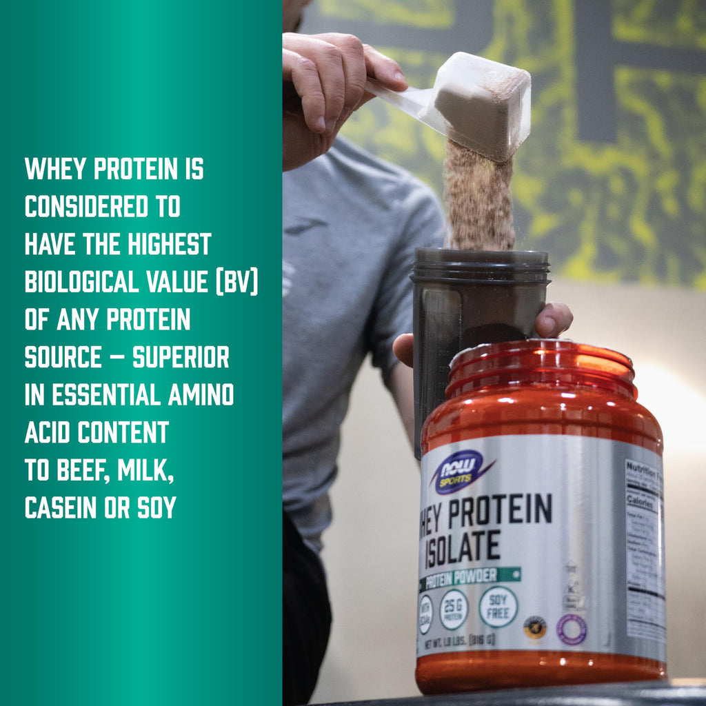 NOW Foods Whey Protein with BCAAs

