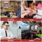 First Aid Kit by RHINO RESCUE – All-Purpose for Home & Office

