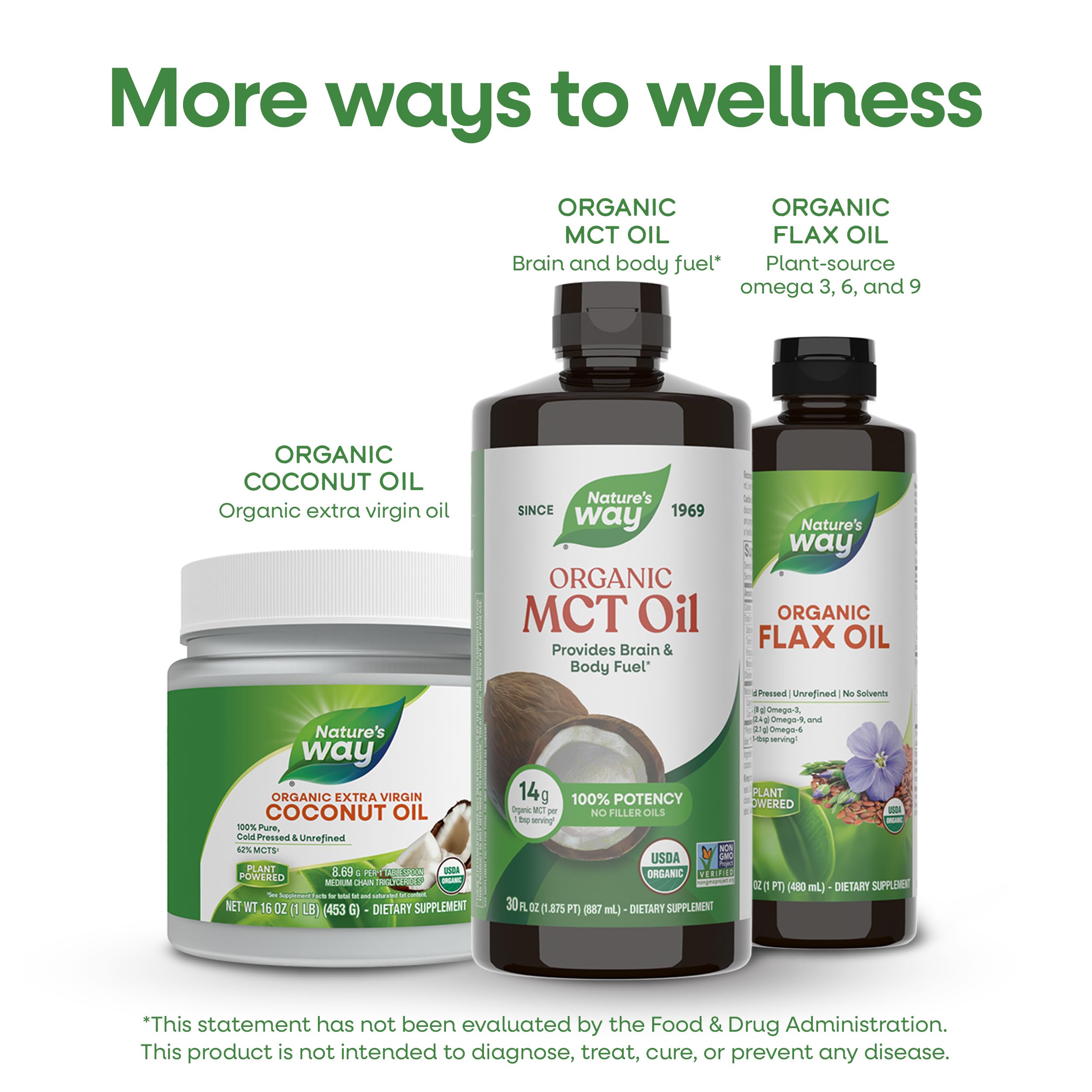 Nature's Way Organic MCT Oil – Keto Friendly

